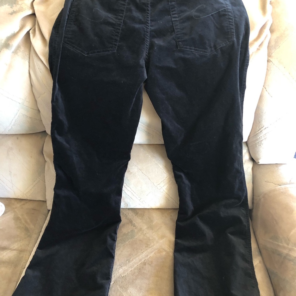 Chico’s Black Velour Jeans